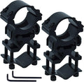 2 Pack Flashlight and Laser Sight Mount with Barrel Adapter,Detachable 1 Inch Scope Ring and Picatinny Rail Mount Combo