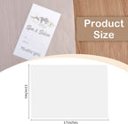 100 PCS 11x17 Inch Translucent Vellum Paper 60 GSM Drafting Vellum Tracing Paper Sheets White Translucent Invitation Paper for Drawing Sketching Wedding Architecture Building Ink (Can't Print)