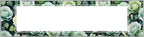 Signs ByLITA Floral Pattern Customized Nameplate | Sage Rose Personalized Full Color Acrylic Desk Sign