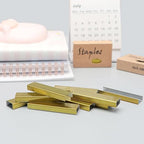 NatSumeBasics 6000 Pure Gold Staples Yellow Colored Staples for 26/6 Standard Stapler Refill Staple, School Office Supplies Accessories (Yellow)