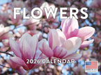 Flower Blossom Calendar 2026 Floral Monthly Wall Calender 12 Month | American Made In The USA