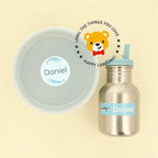 Large Name Labels for Kids (33) - Custom Stickers for Daycare and School Supplies - Durable, Waterproof Stickers for Water Bottles, Lunch Boxes, and More with Unique Designs - The Sea
