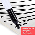 S & E TEACHER'S EDITION 96 Pcs Dry Erase Markers, Black with Low-Odor Ink, Black Whiteboard Markers for School, Office, or Home