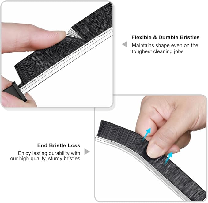 Hard Bristle Crevice Cleaning Brush, Gap Cleaning Brush, Small Cleaning Brush, Grout Brush, Kitchen Brush, Bathroom Crevice Brush for Toilet, Home, Bathtub, Sink, Household, Window - 3 Pcs