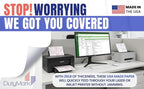W2 Forms 2025 with Envelopes, Blank W2 4 Up Tax Forms 2025, 50 Employees kit, with Instructions in Back, Compatible with QuickBooks and Accounting Software, Idea for E-Filing, 50 Self Seal Envelopes