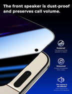 MAGIC JOHN 2 Pack for iPhone Air 6.5 inch Privacy Glass Screen Protector, Auto Dust-Elimination, Bubble Free, Easy Installation