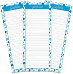 Current Zippy Dots Personalized Notepads – Set of 3, 50-Sheet Lined Paper Pads, Memo Pad, Shopping List, To-Do Notes, Office Organizer