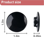 12 Pcs TOWON Strong Magnets for Glass Whiteboard, Dry Erase Board Magnets, Large, Round, Black Rare Earth Magnet for Classroom Kitchen Office Accessories