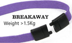 Lanyard Light Purple Lanyards Neck Flat Premium Breakaway Badge Lanyard with J-Hook for ID Nametag Badge Holder