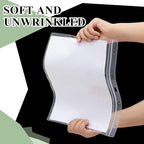 Sinload 20 Pcs Heavy Duty Sheet Protector 8.5 x 11 Inch Job Ticket Holder Waterproof Resealable Zip Page Wall Sign Holder Clear Dry Erase Document Sleeve Magazine Protector Horizontal(12.4 x 9.8 Inch)