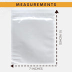 100 Pack 7"x10" Shipping Label Sleeves – Clear Self-Adhesive Packing Slip Pouches, Waterproof Packing List Envelopes – Ideal for Shipping Documents, Mailing Labels, Invoices & Packing Slips