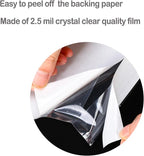 2.5 Mil Premium Clear 9.5'' x 12'' Packing List Envelopes, Adhesive Shipping Label/Documents Pouches/Sleeves for Full Page Letter-size (8.5''x11'') Papers (50 Pack)