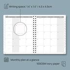 POPRUN 2026 Planner Daily Weekly and Monthly Calendar with Hourly Schedule, Monthly Tabs(Large Size 10'' x 8'' Wire-Bound Hard Cover) - Agenda 2026 (Jan.2026-Dec.2026) - Violet