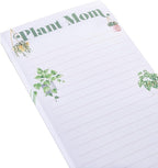 Graphique “Plant Mom” Magnetic Notepad | 100 Tear-Away Sheets | Grocery, Shopping, To-Do List | Magnetic Writing Pad for Fridge, Kitchen, Office | Lined Paper | Great Gift | 4” x 9.25”