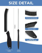 CLEANGOR Crevice Cleaning Brushes, Cleaner Scrub Brush Tool for Hard to Reach Tight Space, Home Essentials, Cleaning Supplies for Shower, Bathroom, Kitchen, Toilet, Window