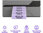 Rollo Direct Thermal 2x1 Sticker Labels - Roll of 1,000 Pink Thermal Labels - Multi-Purpose Thermal Printer Stickers