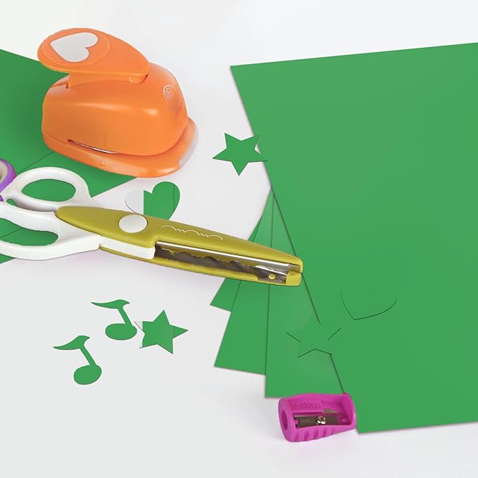 8.5 x 11 Green Card Stock, Goefun 50 Pack Green Cardstock, 65lb Printer Paper for Cards Making, Office Printing, Christmas