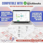 W2 Forms 2025 with Envelopes, Blank W2 4 Up Tax Forms 2025, 50 Employees kit, with Instructions in Back, Compatible with QuickBooks and Accounting Software, Idea for E-Filing, 50 Self Seal Envelopes