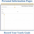 Weekly Productivity Planner - 8.5" x 11" Dashboard Desk Notepad Has 6 Focus Areas to List Tasks for Goals, Projects, Clients, Academic or Meal-Organize Your Daily Work Efficiently, 54 Weeks, Blue