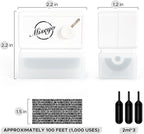 Miseyo Identity Theft Protection Roller Stamp Guard Your ID - White(3 Refill Ink Included)