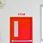 iSYFIX Exit Sign – 2 Pack 12x4 Inch – 100% Rust Free .040 Aluminum Signs, Laminated for Ultimate UV, Weather, Scratch, Water and Fade Resistance, Indoor and Outdoor, Exit Signs for Exterior.
