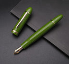 JINHAO X159 Fountain Pen (F Nib 0.5mm, Avocado Green with Gold Clip)