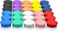 PYJLBX Fridge Magnets, 30 Pack Strong Refrigerator Magnets, Colorful Cute Mini Round Magnets for Whiteboard, 10 Colors Heavy Duty Small Magnet for Fridge Office Locker Crafts Classroom Dry Erase Board