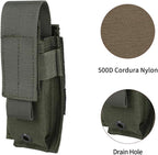 EXCELLENT ELITE SPANKER Molle Single/Double Pistol Mag Pouch Tactical Magazine Pouch Tool Organizer Holder