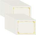HAUTOCO 30 Packs Certificate Holders, Cream Color Diploma Folders Certificate Covers with Gold Foil Border for Letter Size 8.5x11 Cardstock, Award, Document, Graduation