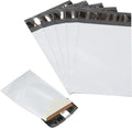 100 Pack Secure Seal White Poly Mailers - 19x24 Safe Shipping Bags - E-Commerce Self Sealing 2 Mil Poly Envelopes for Shipping