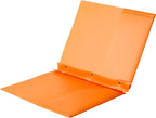 Amazon Basics Heavy Duty Colorful Plastic Folders with 2 Pockets for Letter Size Paper, Pack of 12, Assorted Colors