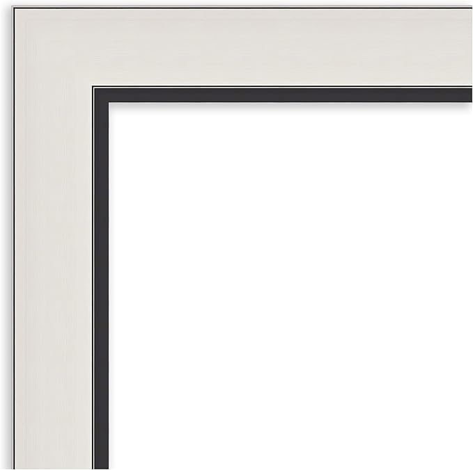 Amanti Art Silver Framed Magnetic Board 30x46 Large Vision Board for use with Magnets, 100% Metal Sheet to Display Items as Office Decor or for Home Organization in mudroom, Kitchen or Kids Room