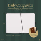 Happy Planner Disney Mickey Dot-Grid Journal for Office, School, or Journaling, Vegan Leather Notebook, A5 Size, 80 Pages, Obsidian