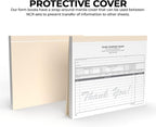 Custom 8.5" x 7" Carbonless NCR Books in 2-Part Duplicate Invoices, Receipts, Work Orders, Sales Orders, Purchase Orders, Estimates, Quote Forms with Your Company/Business Name (100 Sets)