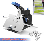 Heavy Duty Saddle Stapler, Desktop Stitch Stapler, Manual Riding Stitcher, Stapling Machine for Office School and Home