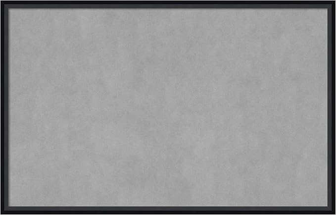 Amanti Art Black Framed Magnetic Board 21x33 Large Vision Board for use with Magnets, 100% Metal Sheet to Display Items as Office Decor or for Home Organization in mudroom, Kitchen or Kids Room