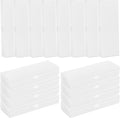 Fainne 24 Pcs Plastic Pencil Case Bulk Pencil Boxes Plastic Stationery Case Frosted Pen Box Pen Holder with Hinged Lid Snap Closure for Office(Single Layer,White,7.68 x 2.6 x 1.18 Inch)
