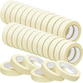 Fainne Masking Tape Bulk General Purpose Masking Painting Tape 55 Yards for Painting Home Office School Stationery Arts Crafts Basic Use, Easy Removal(30 Rolls,0.8 Inch)