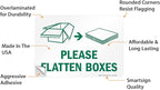 SmartSign Please Flatten Boxes Recycle Label | 7" x 10" Laminated Vinyl Sticker, Made in USA