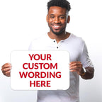 Custom Sign, Personalized Metal Signs, Customize for Office, Business, Workplace, Office, Home, Delivery Signs 12x18 Inches, Rust Free .063 Aluminum, Fade Resistant, Made in USA by Sigo Signs