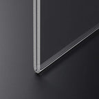 HIIMIEI Acrylic Wall Mount Sign Holder 8.5 x 11 Horizontal 12 Pack, Clear Paper Document Holder, Wall Mount Ad Frame with 3m Tape Adhesives & Screws for Office, Home, Store, Restaurant