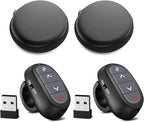 (2 Units) Presentation Clicker PowerPoint Wireless Presenter Remote: Laser Pointer Finger Ring Computer Project Power Point PPT Clicker for Laptop Office, Slideshow Google Slide Advancer Rechargeable
