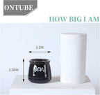 ONTUBE Porcelain Pens Holder Stand,Ceramic Pencils Holder (Black)