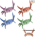 4PCS Desk Crab Pen Holder,Creative Crab Pen Holder,New Cute Crab-Shaped Pen Holders,Weightlifting Crabs Penholder Bracket Storage,Funny Desk Decor for Office Desks,Shop Windows,Home(Mix)