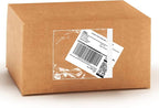 9527 Product 4.5" x 5.5" Clear Adhesive Top Loading Packing List/Shipping Label Envelopes (200 Pack)