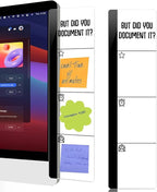 Computer Monitor Memo Board But Did You Document it? Logo Decor Monitor Message Board Sticky Notes Office Desk Accessories for Send Family Members Office Friends and Colleagues Gifts
