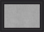 Amanti Art Black Framed Magnetic Board 21x29 Medium Vision Board for use with Magnets, 100% Metal Sheet to Display Items as Office Decor or for Home Organization in mudroom, Kitchen or Kids Room