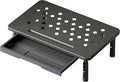 PLENTY MORE Adjustable Ergonomic Monitor Stand with Spacious Storage Shelf - Heavy-Duty Steel for Home Office & Gaming, Reduces Neck/Back Strain, Elevates Screens to Eye Level