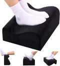 COMFelicify Foot Rest for Under Desk at Work, Ergonomic Under Desk Footrest with Washable Cover, Memory Foam Foot Stool for Office Chair & Gaming Chair, Back & Hip Pain Relief, Black
