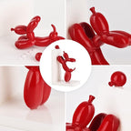 ZHANYUN Cute Balloon Dog Bookends - Animal Book Stoppers for Kids' Books, Unique Home Office Decor
